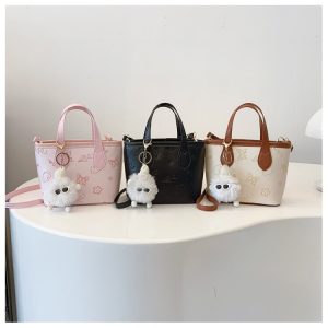 Women's Printed One-Shoulder Bucket Bag 2025 Trendy Large Capacity Crossbody Handbag