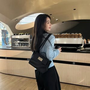 MBH Mini 2424 Kelly Bag Premium Leather Handbag with Shoulder Strap