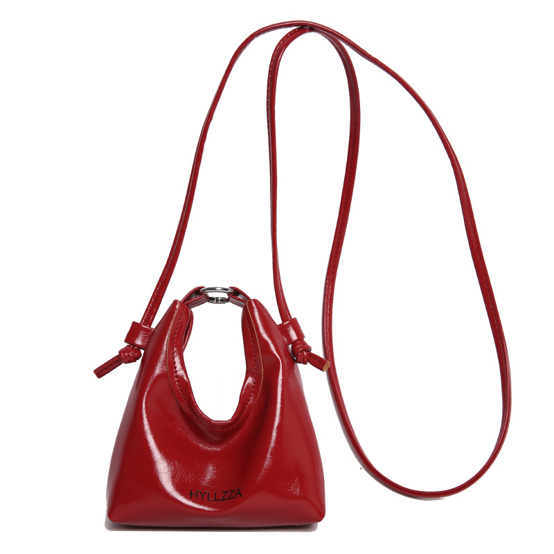 Women's Solid Color Dumpling Handbag 2026 Spring Crossbody Bag - Image 5